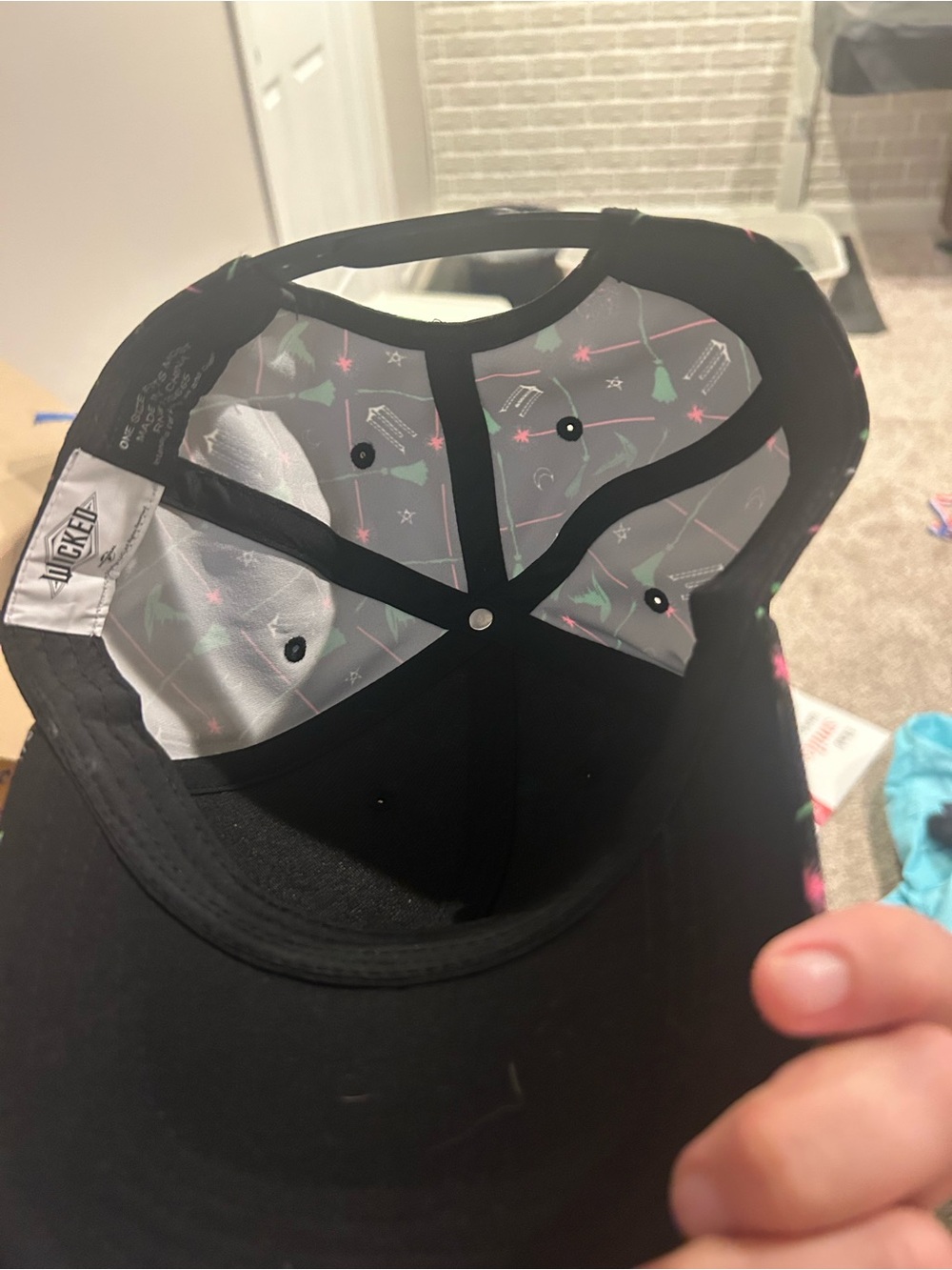 Jockey Kids Black Baseball Cap with Pink Accent wicked